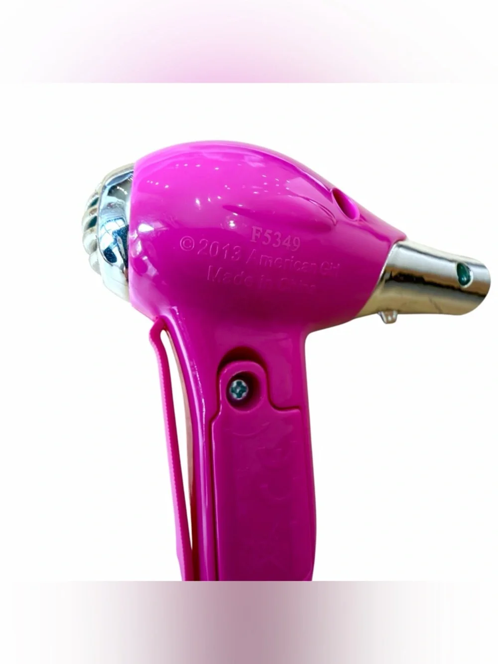 American Girl Pink Sparkle Styling Chair + Salon/Hair Supplies + Book Retired‎